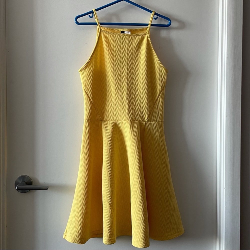 NWT H&M Divided Yellow Dress
